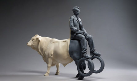 Парадоксальная скульптура Willy Verginer