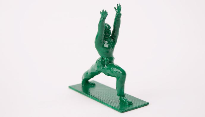 «Yoga Joes» - Игрушечные солдаты, практикующие йогу в проекте Dan Abramson