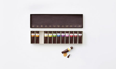 Набор шоколадных красок студии Nendo