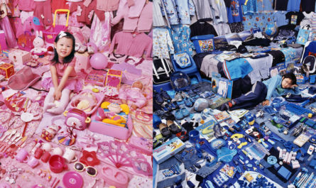 Розовое и голубое в проекте фотографа JeongMee Yoon