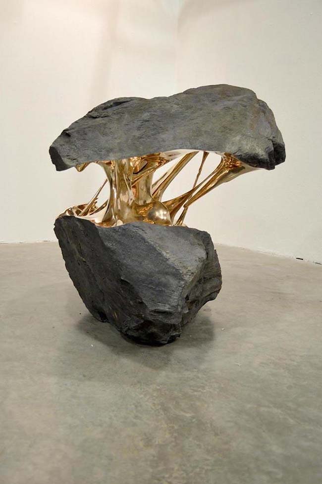 Трансформации скульптора Romain Langlois - камень и бронза