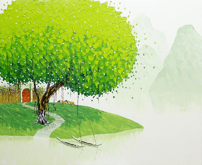Вьетнамские пейзажи художницы Phan Thu Trang