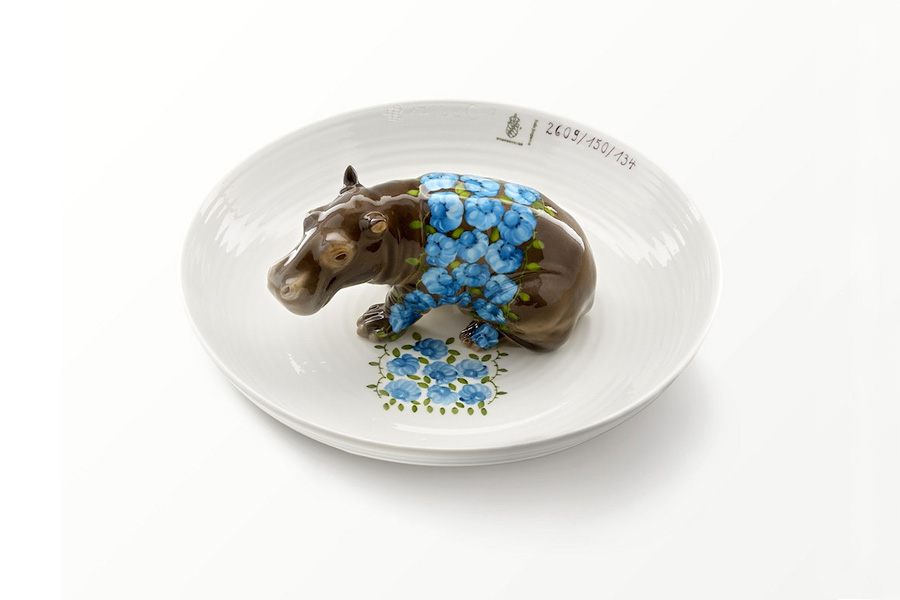 Фарфоровые тарелки с животными Hella Jongerius из коллекции Nymphenburg