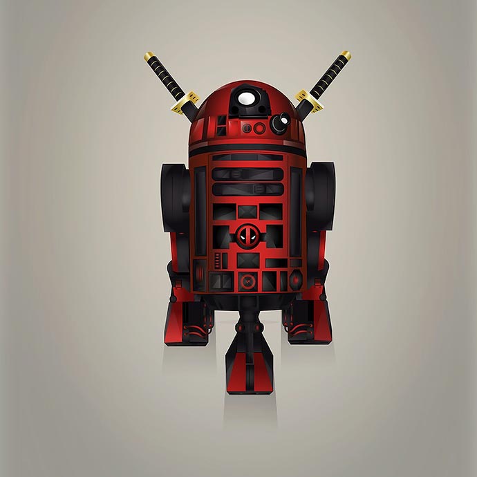Легендарный дроид R2-D2 из «Звёздных войн» в роли супергероев комиксов