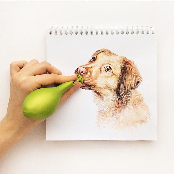 Человек собаке друг : рисунки Valerie Susik