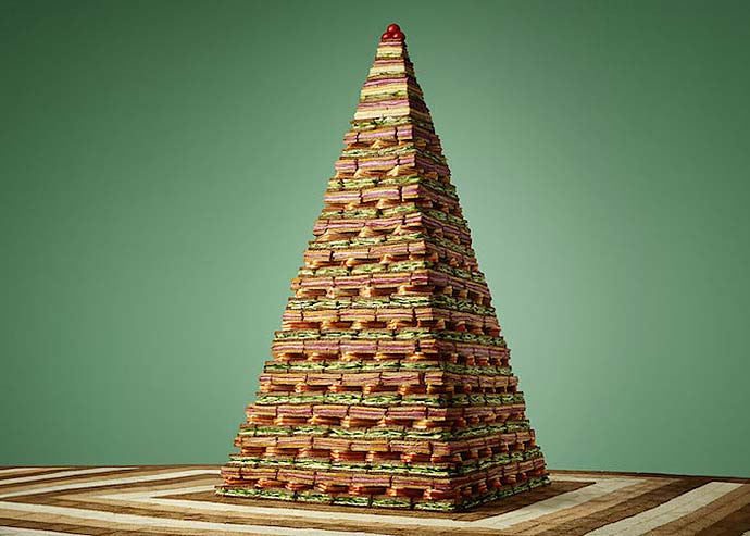 Колодцы и пирамиды из продуктов питания фотографа Sam Kaplan