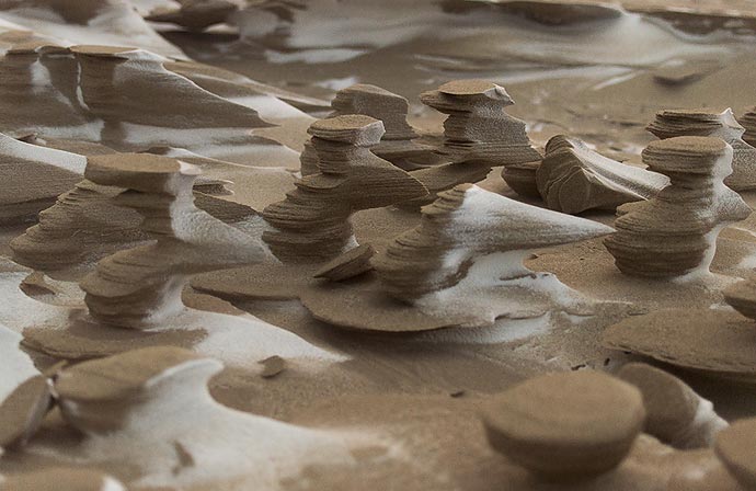 Ветер с озера Мичиган : Песочная эрозия на фотографиях Joshua Nowicki
