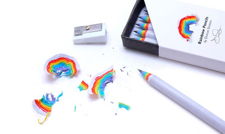 «Rainbow Pencils» : Радужные карандаши Duncan Shotton