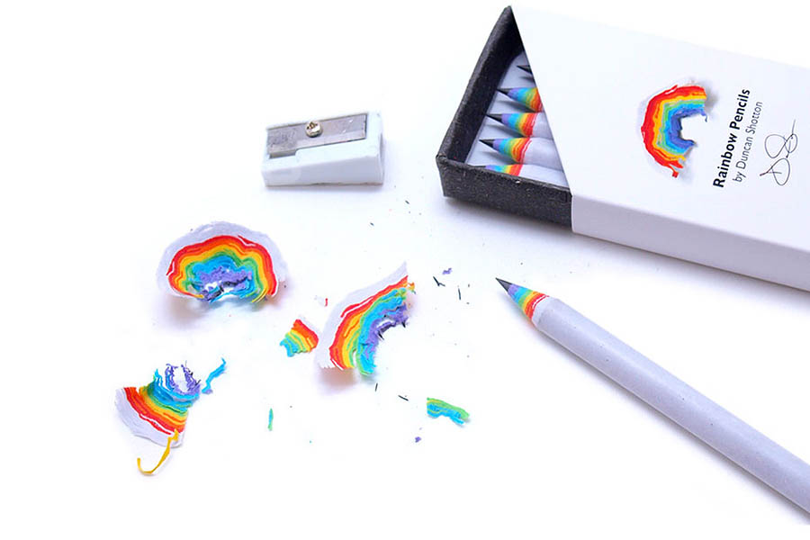 «Rainbow Pencils». Радужные карандаши Duncan Shotton
