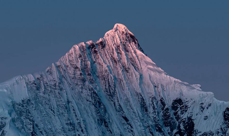 Рассвет на высоте 22 тысяч футов : Фотографии Снежной горы Мейли