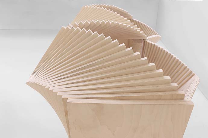 «Wave Cabinet» - шкаф-трансформер нью-йоркского художника Sebastian ErraZuriz
