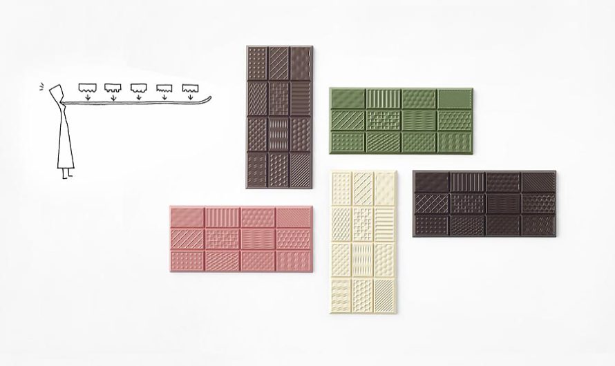 На ощупь : Текстурированный шоколад студии Nendo
