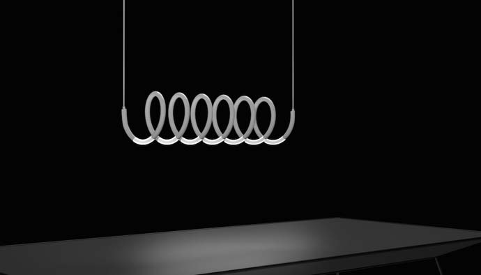 «Helix Lamp» : проект концептуального светильника Michael Samoriz