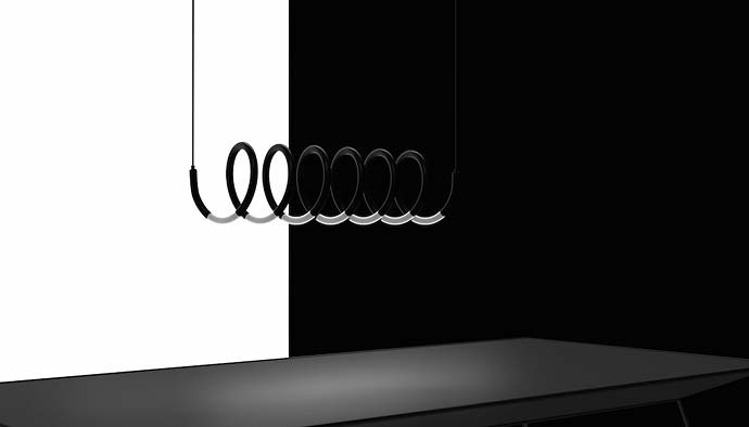 «Helix Lamp» : проект концептуального светильника Michael Samoriz