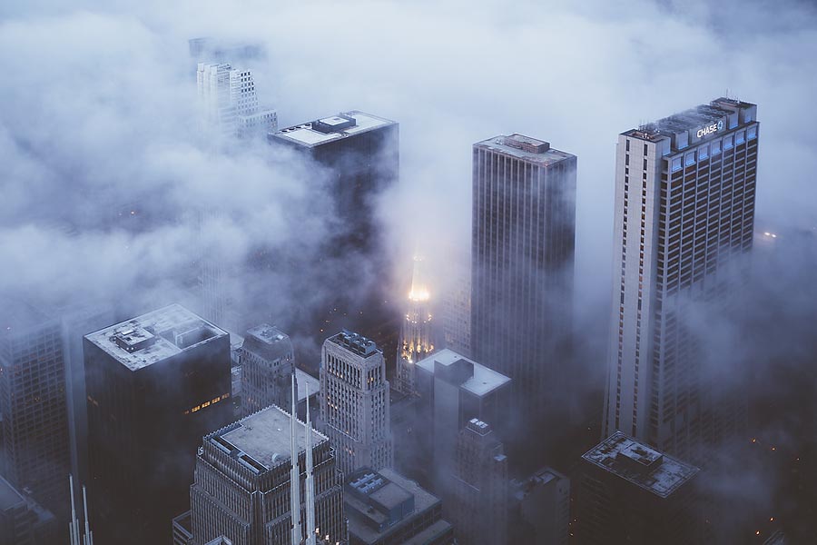 Туманный Чикаго - фотографии Майкла Сэлисбери (Michael Salisbury)