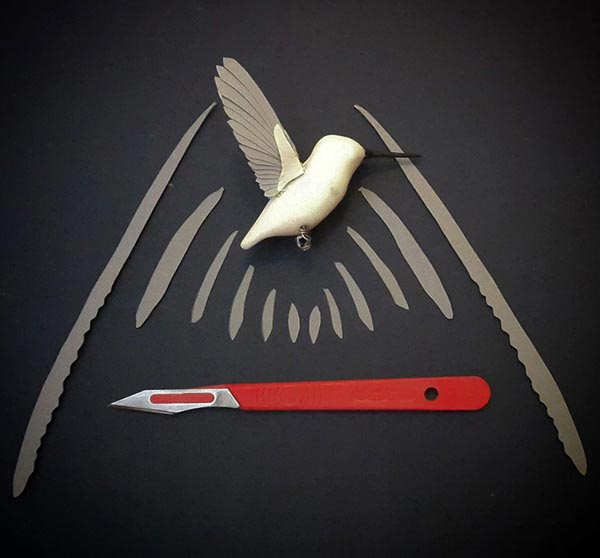 Бумажные птицы британского художника Zack Mclaughlin