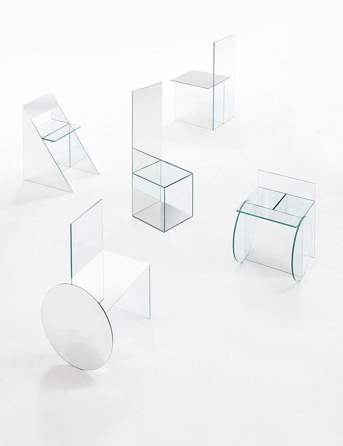 Стеклянная мебель дизайнера Guillermo Santoma