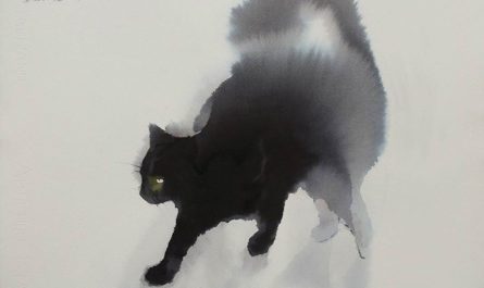 Кошки – акварели художника Endre Penovac